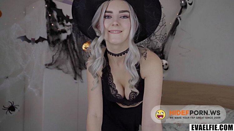 ManyVids - Eva Elfie - Busty Witch Gets Facial And Swallows Cum [UltraHD 4K 2160p]