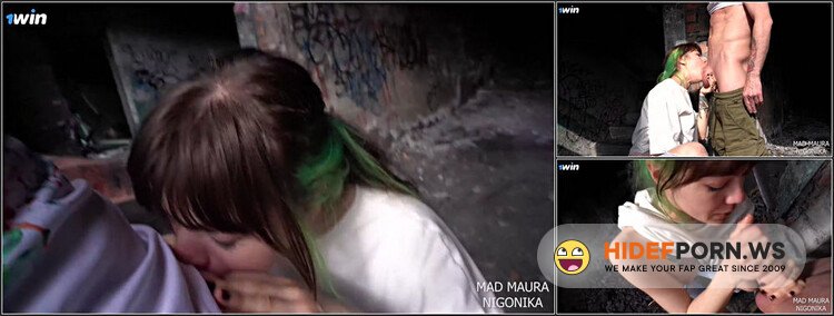 ModelsPorn - Mad Maura - I Did a Sloppy Blowjob In The Abandoned Place ?? NIGONIKA ?? BEST PORN [FullHD 1080p]