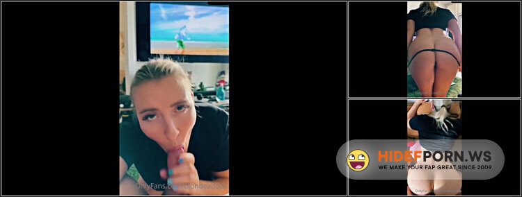 Onlyfans - BlondeAdobo Riding Dick Sex Tape PPV Video Leaked [FullHD 1080p]