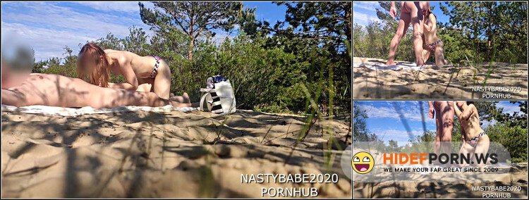 Nastybabe2020 - Nude Beach Sex Voyeur Watching Us PART 1 [FullHD 1080p]