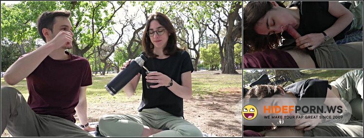 ModelsPorn - John and Sky - How Does a Day At The Park End Up With a Public Blowjob? - Cute Teen Swallows Cum [FullHD 1080p]