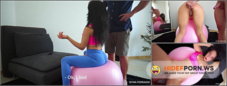 ModelsPorn - Nyna Ferragni - I Didn t Know I Could Squirt On a Gymball.. Slutty Stepdaugher Eats Step-Daddy s Cum [FullHD 1080p]