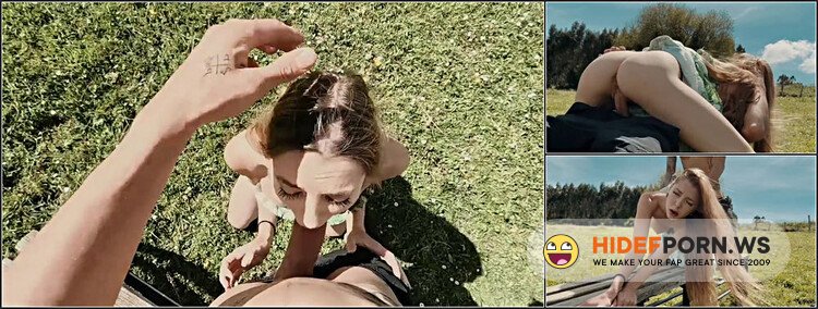 ModelsPorn - HOT GIRL WITHOUT PANTIES IS FUCKED IN THE FIELD [HD 720p]