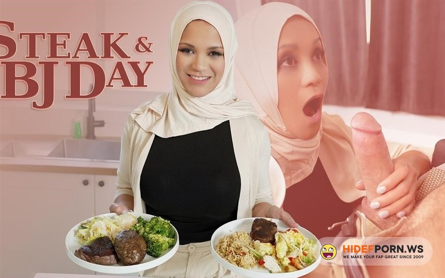 HijabMylfs - Jazmine Cruz - Steak And Blowjob Day [2023/FullHD]