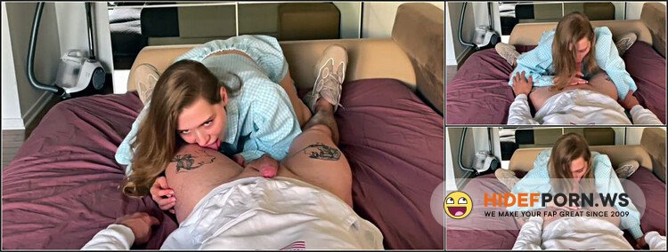 Californiababe - My Stepsister Is Sucking My Dick After School. Schoolgirl Is Californiababe [FullHD 1080p]