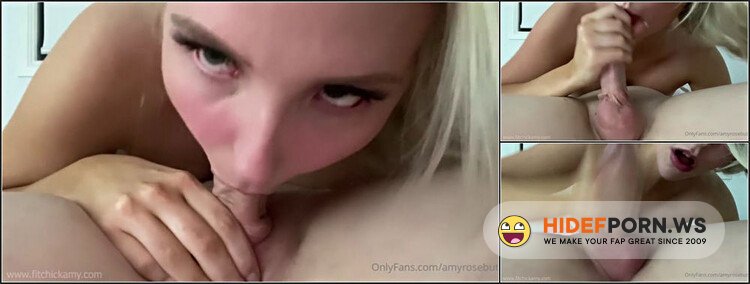 Only Fans - Fit Chick Amy Blowjob Amyrosebutt Video [HD 720p]
