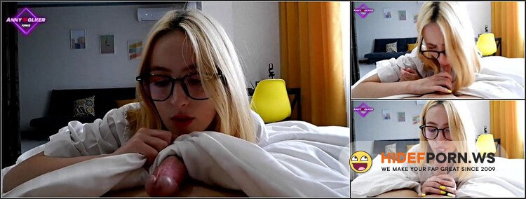 BLOWJOB FROM A CUTIE WITH BEAUTIFUL EYES - Anny Walker [FullHD 1080p]