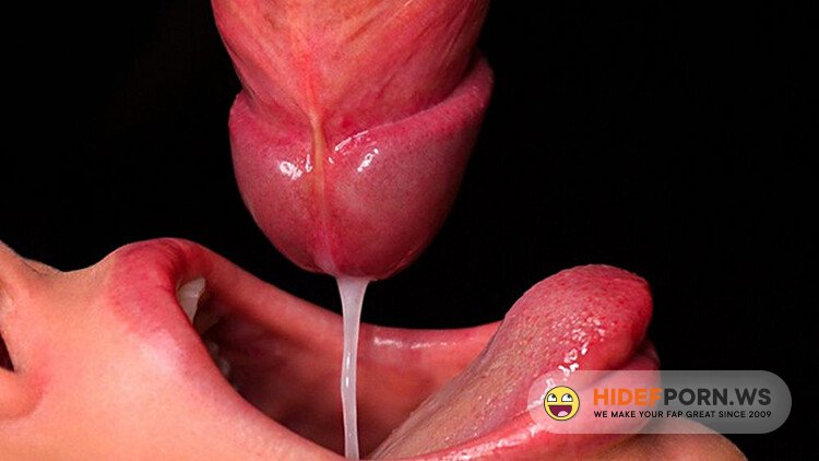 CLOSE UP: BEST Milking Mouth For Your DICK! Sucking Cock ASMR, Tongue And Lips BLOWJOB [FullHD 1080p]