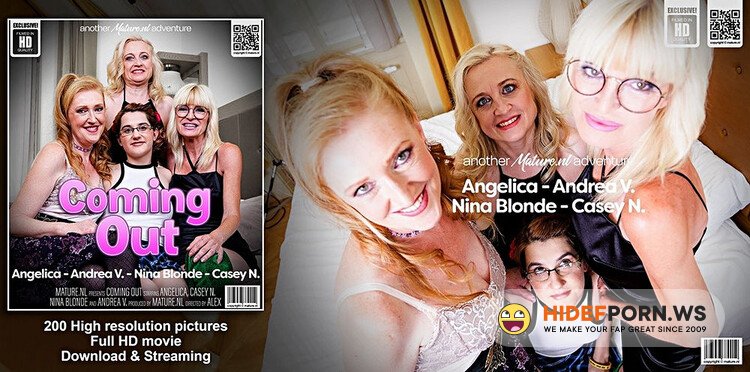 Mature.nl - Andrea V. (49), Angelica (50), Casey N. (19), Nina Blond (51) - Mature Angelica, Andrea and Nina Blonde found out that young Casey N. is a lesbian [Full HD 1080p]