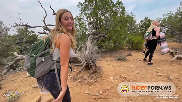 ModelsPornorg - Hiking Gets Naughty With Molly Pills And Haighlee Dallas - Horny Hiking - POV 4K [FullHD 1080p]