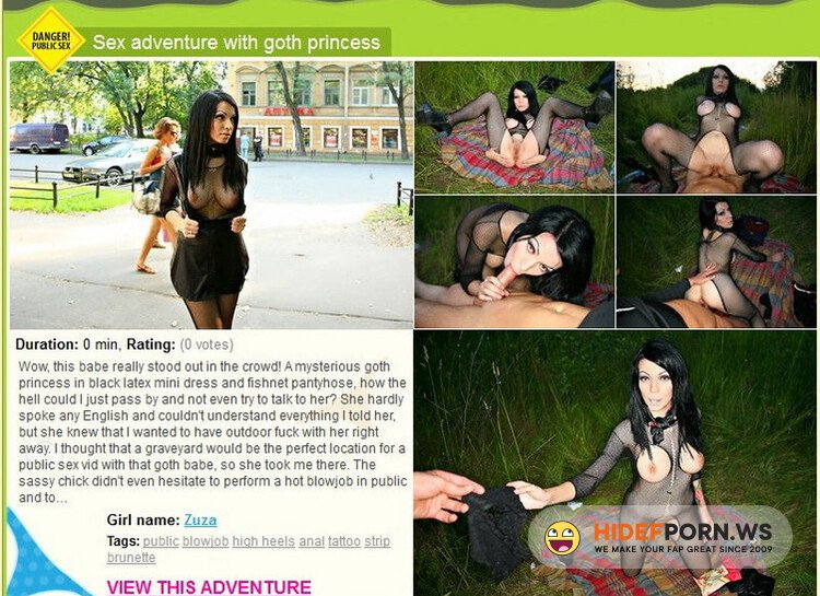 PublicSexAdventures.com/WTFpass.com - Sex adventure with goth princess ( Zuza) [HD 720p]