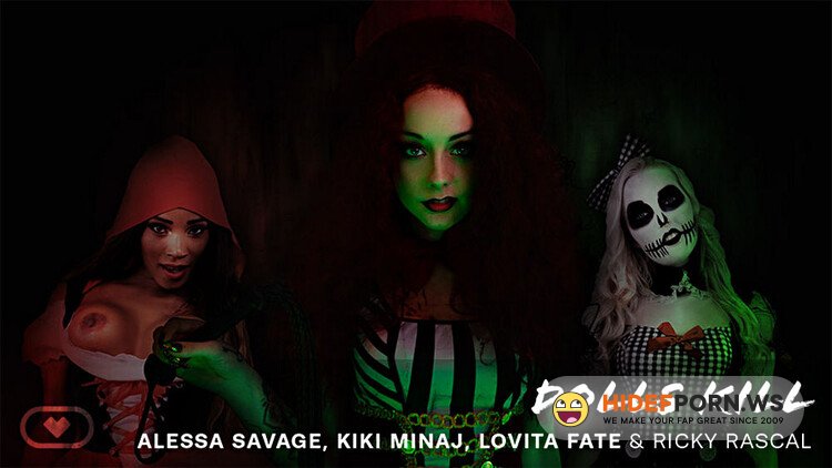 VirtualRealPorn.com - Alessa Savage, Kiki Minaj, Lovita Fate & Ricky Rascal Dolls Kill [FullHD 1080p]