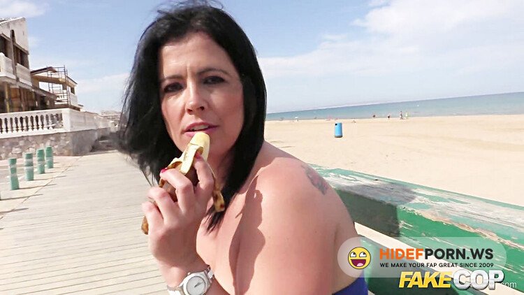 FakeCop / FakeHub - Montse Swinger - Anal Sex for New Beach Patrol Cop [Full HD 1080p]