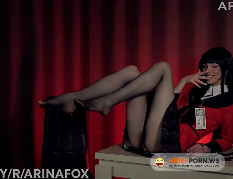 Arina Fox - KAKEGURUI : CRAZY Debauchery HARD - Torn Tights : Deep Penetration : Amazing Legs : Schoolgirl [FullHD 1080p]