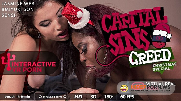 VirtualRealporn - Jasmine Webb & Miyuki Son - Capital sins: Greed – Christmas Special [Full HD 1080p]
