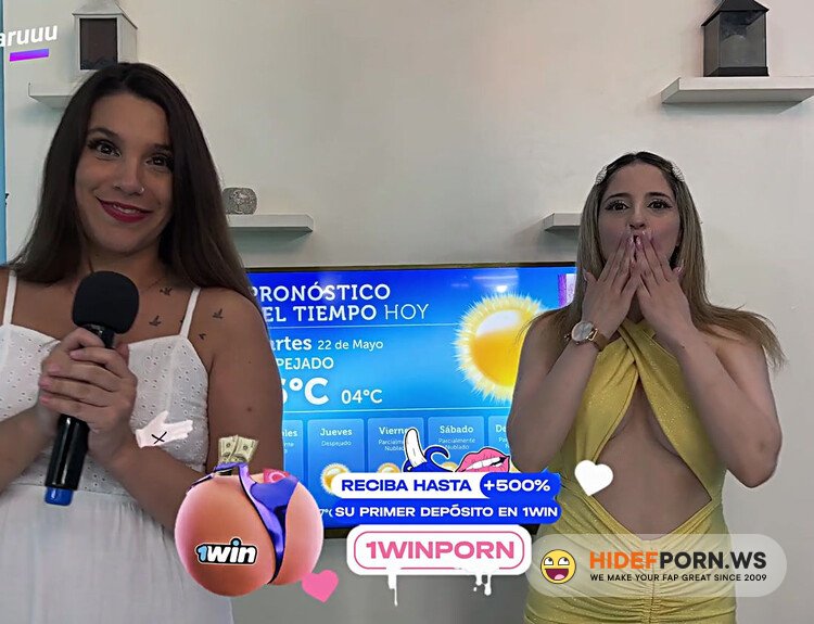 ModelsPorn - Gangbang With Double Vaginal For Weather Presenter On The Filming Set - DivinaMaruuu [FullHD 1080p]