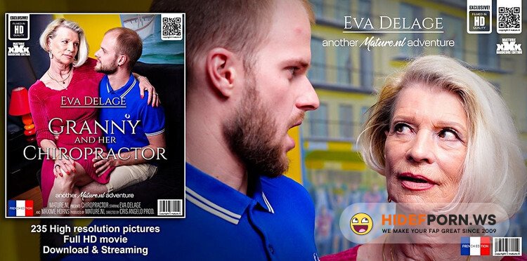 Mature.nl - Eva Delage - EU - 70, Maxime Horns - 28 - Granny Eva Delage loves fucking her young chiropractor at home [Full HD 1080p]