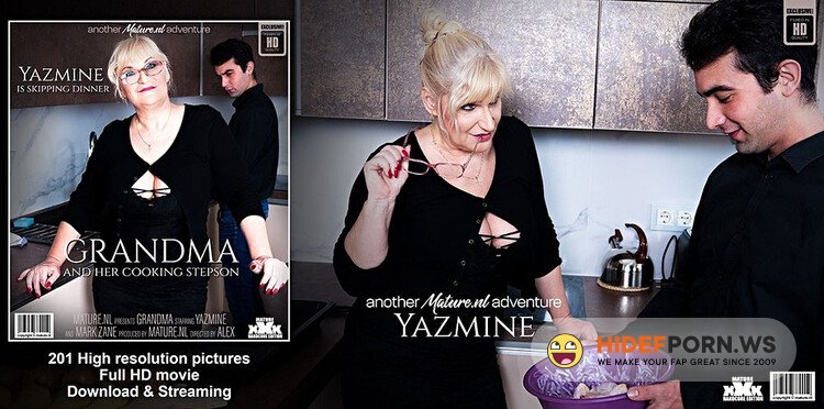 Mature.nl - Mark Zane - 28, Yazmine - 54 - Cooking toyboy gets seduced by curvy big butt grandma Yazmine [Full HD 1080p]