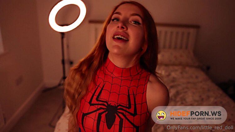 Onlyfans - Little Red Doll - Getting Fucked Hard And Then Covered In Your Web, Just How You Wanted Me To [FullHD 1080p]