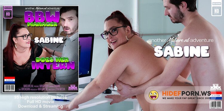 Mature.nl - Sabine Is a Hot Curvy MILF Manager That Fucks Her Intern At The Office: Brendan Raven (30), Sabine (41) [FullHD 1080p]
