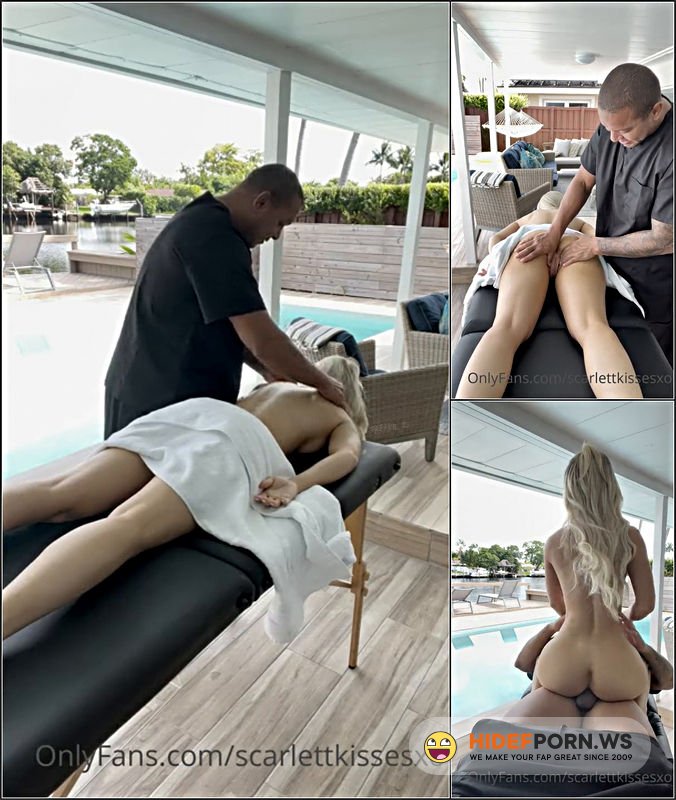 Onlyfans - ScarlettKissesXO Massage Therapist Fucking Video Leaked [HD 720p]