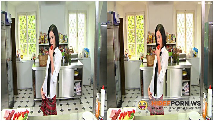 Dorcelvision - Aliz, Leny Ewil - L'etudiante prise dans l'arriere cuisine 3D [FullHD 1080p]