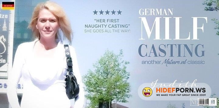 Mature - Judith - Blonde German Milf Judith Masturbates On Her Very First Casting Where She Gave It All [2024/FullHD]