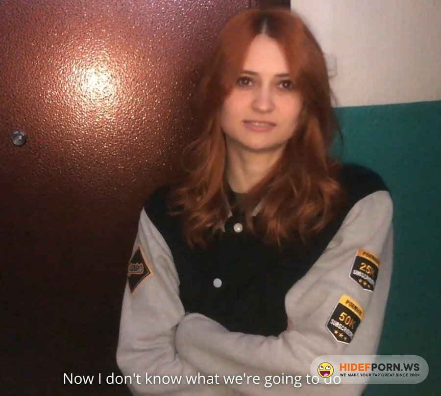 k2sporn.net - Unknown - Redhead Girl Sucked In The Stairwell While Parents Were At Home [FullHD 1080p]