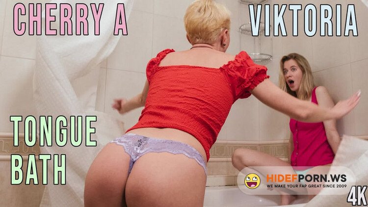 GirlsOutWest.com - Cherry A And Viktoria Tongue Bath [FullHD 1080p]