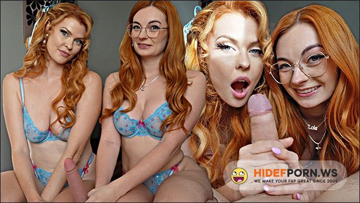 PornHub - Redhead Threesome With BIG TITTY STEP SISTERS - Elly Clutch And Lola Rose [FullHD 1080p]