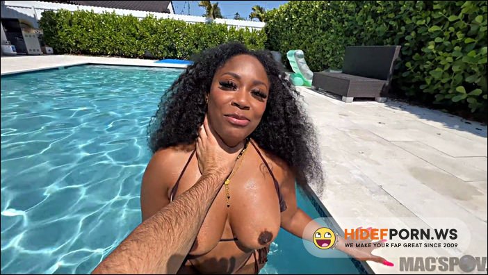 Onlyfans - Big Thick Ebony Neighbor Comes Over To JMacs Pool For a Dip And Some BigDick [HD 720p]