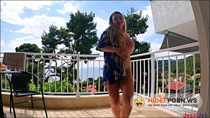 PornHub - JessiJek - She Likes To Suck a Dick On Balcony And Gets a Lot Of Cum In Pussy JessiJek [FullHD 1080p]