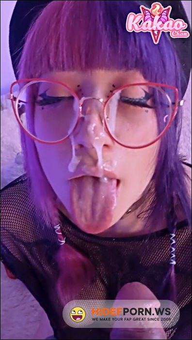 PornHub - Kakao Chan - Nerdy Emo Girl Blowjob Gets Glasses Dirty Close Up Vertical Pov Kakao Chan [FullHD 1080p]