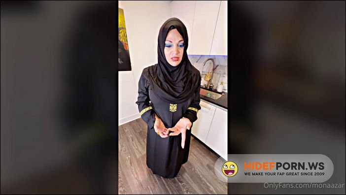 Onlyfans - Mona Azar Hijab Abaya Kitchen Fuck [FullHD 1080p]