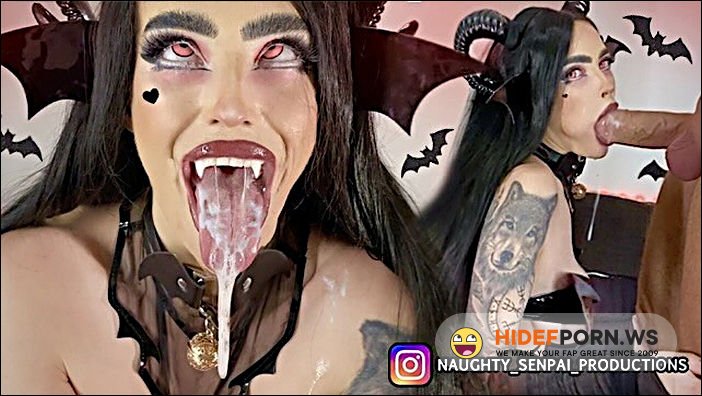 PornHub - SUCK-CUBUS Extended Cut AHEGAO Goth Girl FUCKED! - Succubus Cosplay, Nylon Feet, Blowjob Facial [FullHD 1080p]