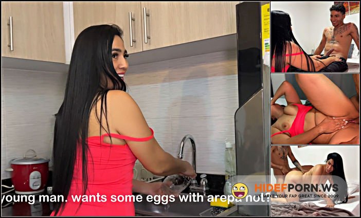 PornHub - My Mother Leaves Me At Home With The Housekeeper Who Is a Hot Ass Milf - Sarah Black Thiago Lopez [FullHD 1080p]