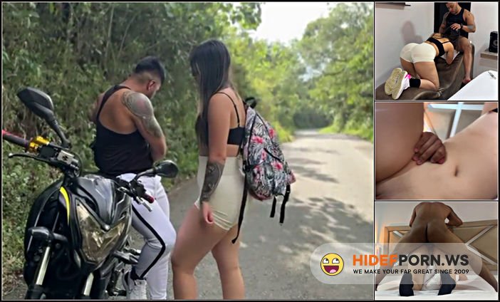 Pornhub - Hot Biker Watches How My Boyfriend Abandoned Me In a Lonely Place And Comes To Convince Me To Fuck [FullHD 1080p]