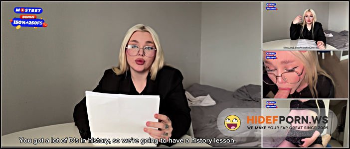 PornHub - Blondessa - A Strict Teacher With a Big Ass, In Stockings, Taught a History Lesson. [FullHD 1080p] - 2025