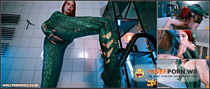 Onlyfans - Molly Red Wolf - Aquaman. Mera Came To Fuck You In The Bathroom [SD 480p] - 2025