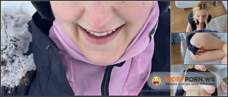 Onlyfans - Eva Elfie - Creampie In Snow Mountains [FullHD 1080p] - 2025