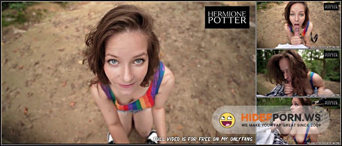 PornHub/Onlyfans - Hermione Potter - Hiking Is Boring. Let Me Suck Your Cock Instead. [FullHD 1080p] - 2025