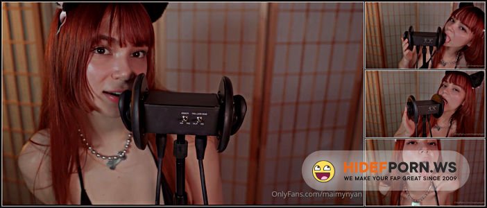 Onlyfans - MaimyNyan ASMR Cat Ear Licking Video Leaked 1 [FullHD 1080p] - 2025