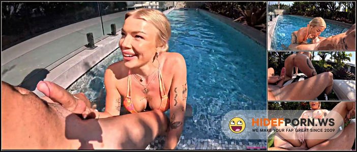 Onlyfans - Tasha Paige POV Cock Riding Sextape In Swimming Pool 1 [FullHD 1080p] - 2025