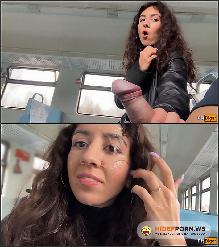 PornHub - Public Handjob On Train Ends In Blowjob From Stranger Girl - Risky Dick Flashing - DisDiger [FullHD 1080p] - 2025