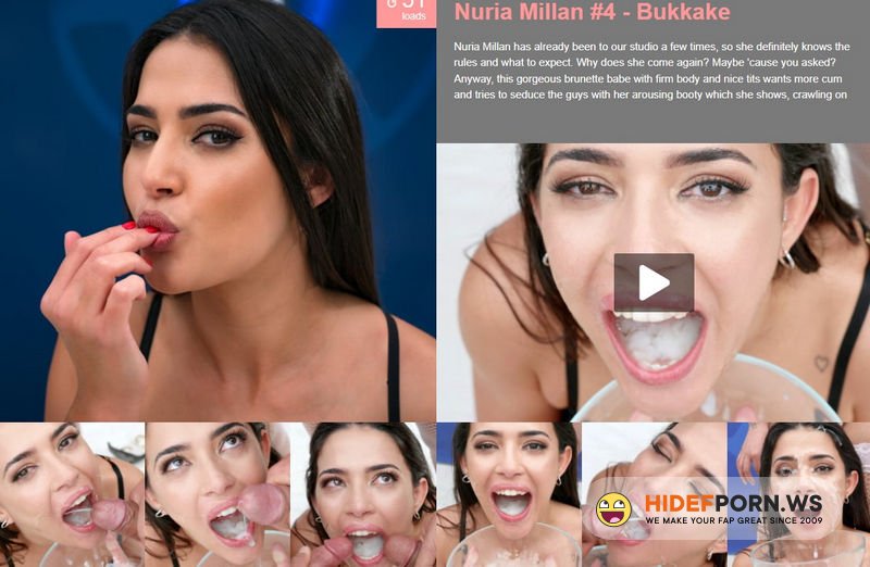 PremiumBukkake.com - Nuria Millan 4 Bukkake [FullHD 1080p]