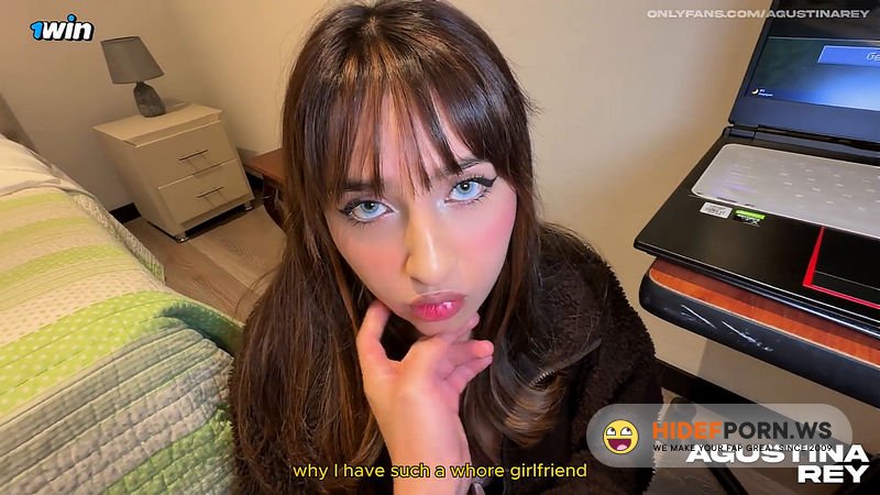 Onlyfans - Playing Minecraft, My Big Ass Girlfriend Begs Me To Fuck Her And I Cum On Her Tits Agustina Rey [FullHD 1080p]