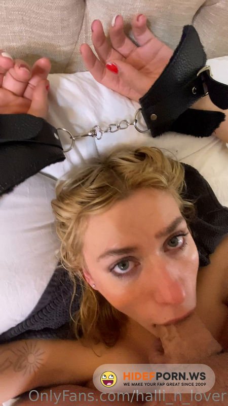 Onlyfans - Halli N Lover  Handcuffed Facefucked [SD 1920p]