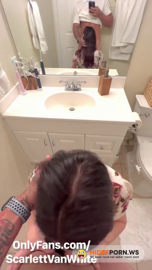 Onlyfans - Scarlett VanWhite  Thanksgiving Bathroom Sex With CUM IN MOUTH Almost Caught Scarlett VanWhite [SD 1080p]