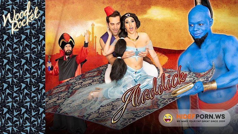 WoodRocket.com - Aladdin Porn Parody  Aladdick : April O'Neil [HD 720p]