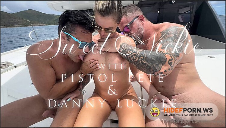 Sweet Vickie, Pistol Pete, Danny Luckee, Hotwife MILF Outdoor Boat MMF Threesome Video Leaked [FullHD 1080p] - 2025